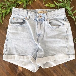 High Waist Denim&Co Shorts